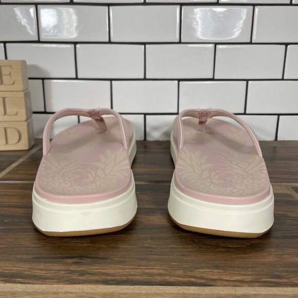 OluKai Nu A Pi O Womens Size 10 Shoes Pink Clay Hawaiian Thong Beach Sandal - Picture 4 of 12